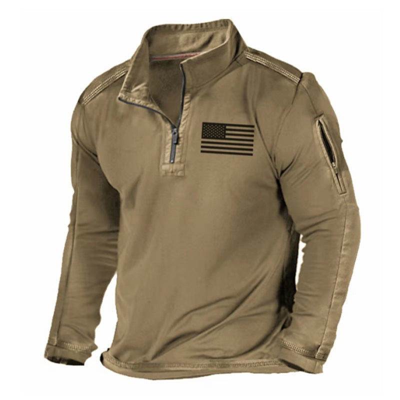 2024 Męska bluza polarowa z długim rękawem i kapturem-3795813