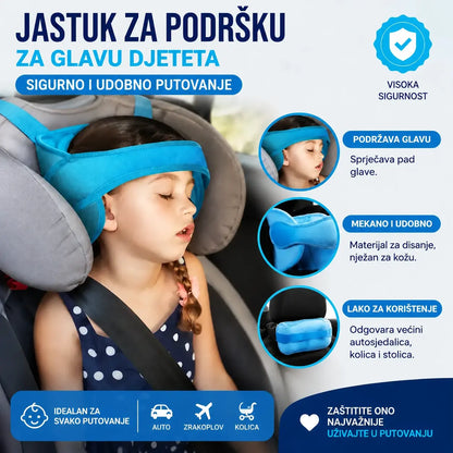 🚗  😴 Naslon za glavu za spavanje u automobilu: Podesiv, mekan i pruža dobru potporu, sprječava pad glave, omogućujući vam udobno drijemanje tijekom putovanja. 🛌