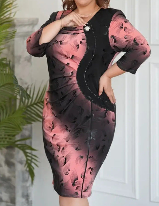 👗💥【S-5XL】2025 nova elegantna gradijent haljina