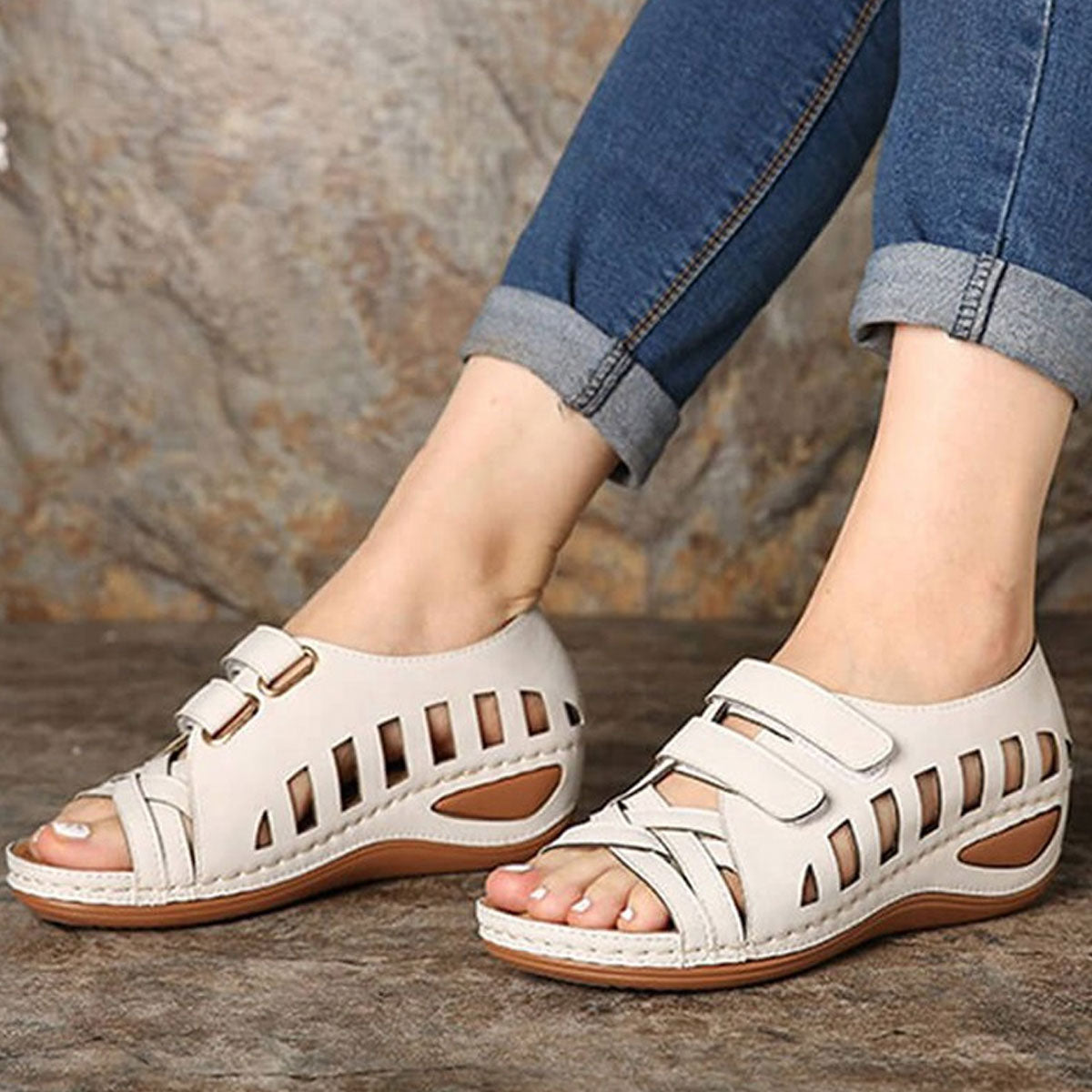 👡🔥 2025 nové módní dámské ležérní sandály, lehké a prodyšné 3916539 