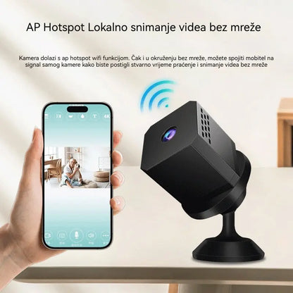 🏠📹🕵️🔥Mala kvadratna kamera, HD pametna kamera, bežično udaljeno kućno nadzor s WiFi podrškom
