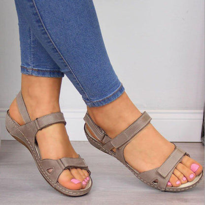 💕🌼【Cels mai bine vândut de primăvară】Sandale noi, confortabile și portabile, pentru femei, cu velcro, 2025. 