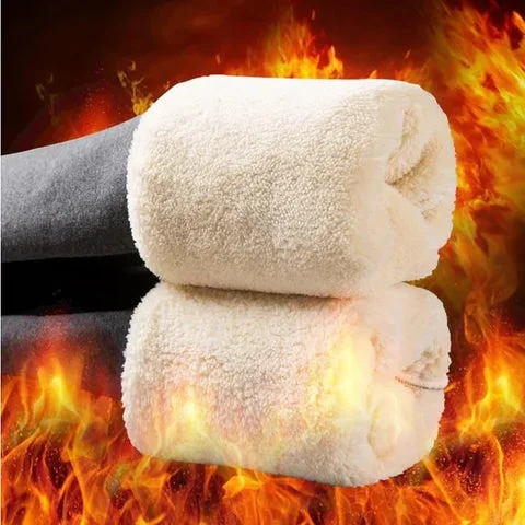 🔥[S-5XL] 2025 Kaszmirowe legginsy termiczne z wysokim stanem na jesień i zimę, można nosić na zewnątrz