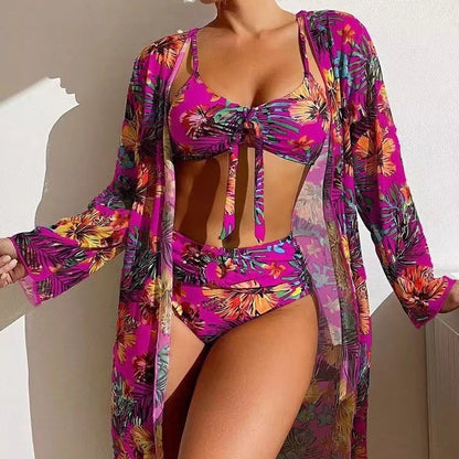 👙☀️【S-2XL】Novi trodijelni set kupaćih kostima 2025.-3923840