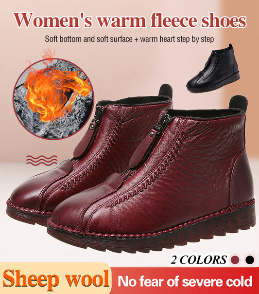 ✨👞【35-42】Stylové a pohodlné dámské kotníkové kozačky na chladné dny | Se zipem a měkkou podrážkou