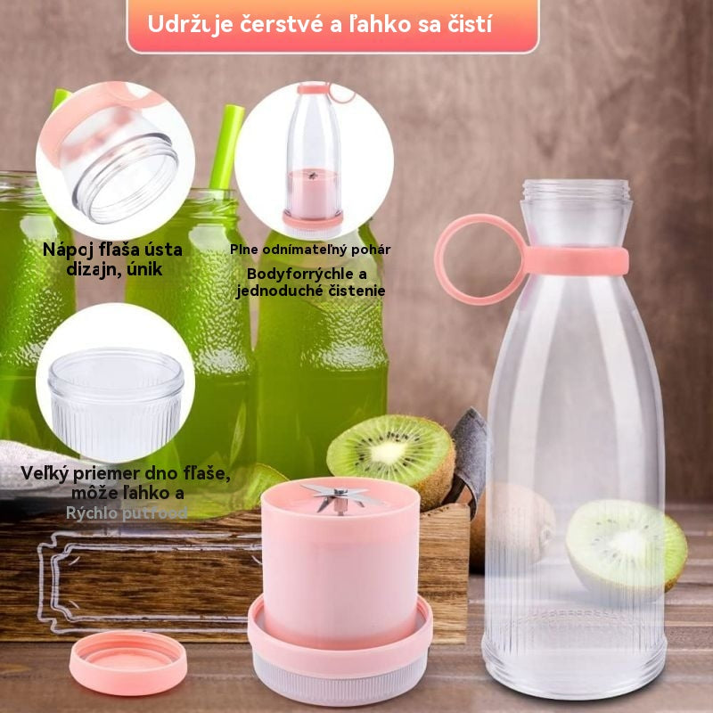 ✨🍎Prenosný odšťavovač – Vezmite si ho so sebou kamkoľvek a vychutnávajte si čerstvé, zdravé ovocné a zeleninové šťavy kedykoľvek.