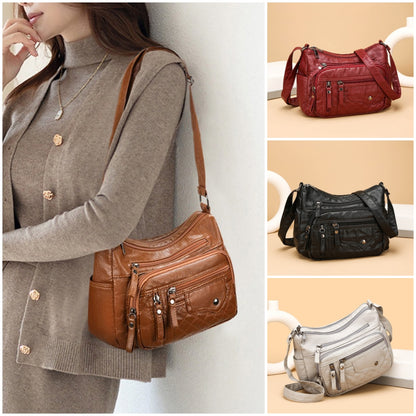 💥👜Geantă nouă de umăr/crossbody din piele moale, capacitate mare, 3893864 