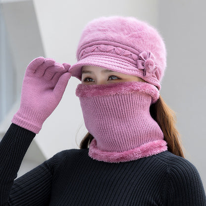 💥 50% SLEVA⛄【Čepice+Šála+Rukavice】Stylová a pohodlná plyšová čepice na podzim a zimu – ideální pro chladné dny!