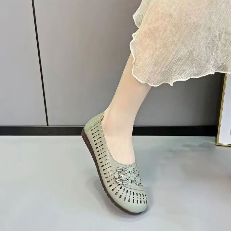 🔥🌸🥿【35-40】Ženske cipele, mekane neklizajuće cipele od kravlje kože