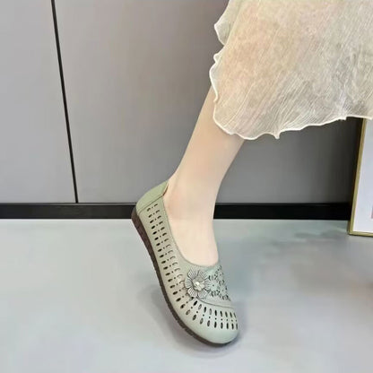 🔥🌸🥿【35-40】Ženske cipele, mekane neklizajuće cipele od kravlje kože