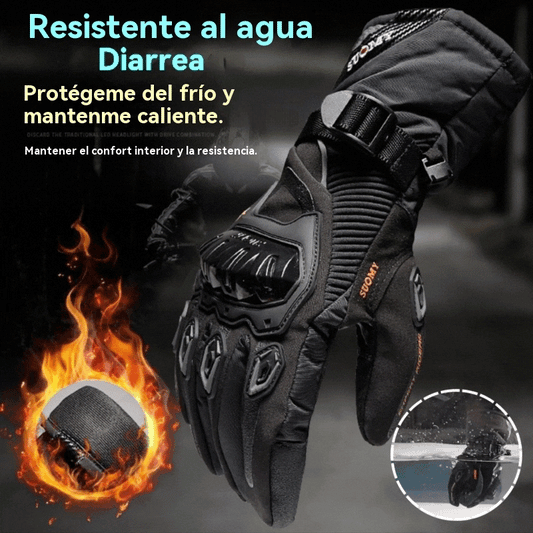 ¡50% de descuento! 🔥🧤🧤 Ajuste cálido | Guantes de moto de alta calidad, resistentes al viento y cálidos