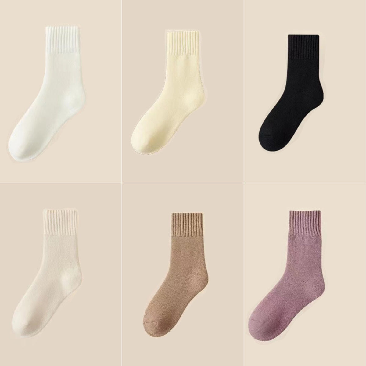🔥【6 gratis】🧦Debele i tople vunene čarape za zimu, super debele i tople, elastične, 35-42