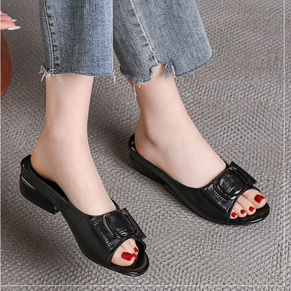 🤩👡【34-40】Nove elegantne sandale s ribljim ustima s mekanim potplatom moderne su i svestrane