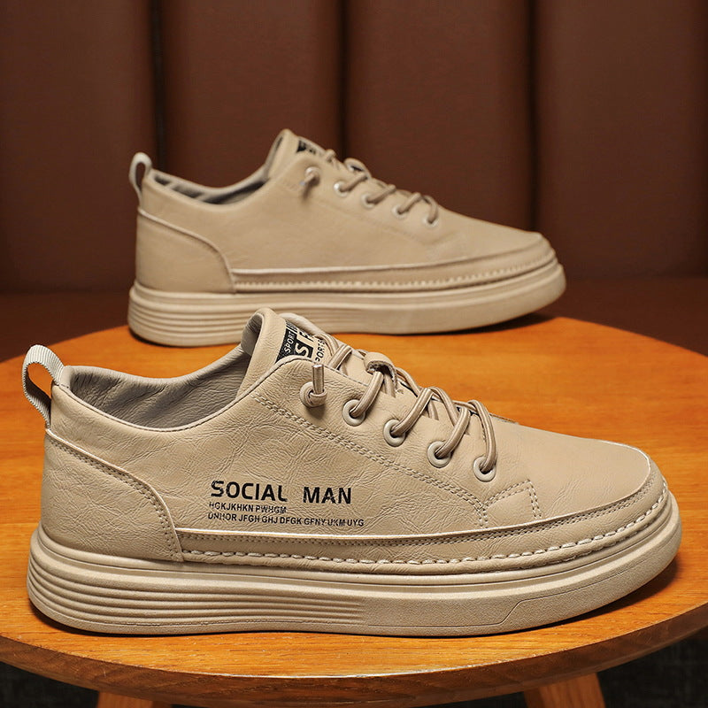 Descuento de fábrica del 45%【39-44】 2025 Primavera Nuevos zapatos de cuero de cuero de vaca suave Zapatos casuales