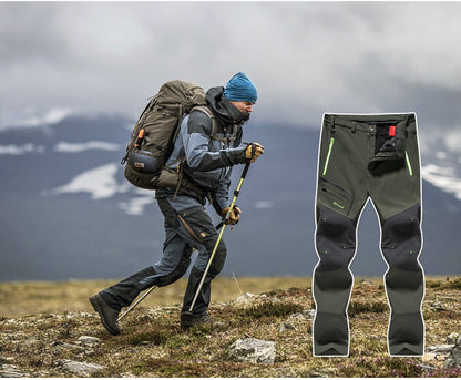 🏃‍♂️【S–5XL】2025 Nové pánske outdoorové jesenné a zimné nohavice – teplé, flísové, nepremokavé a vetruodolné