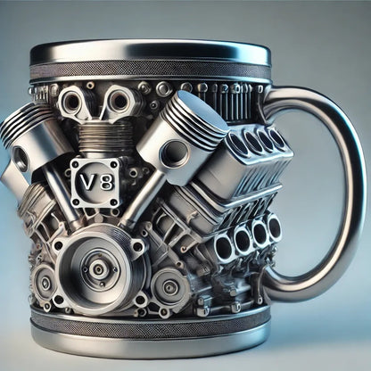🎁☕ Galvanizirana Cyberpunk Motor Auto Motor Kreativna Šalica