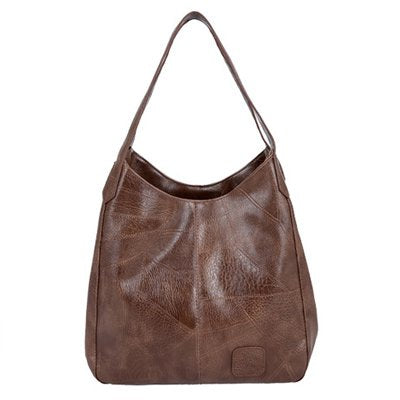 💖👜💖 Měkká kožená taška přes rameno, nový styl, velká kapacita 