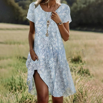 【S-3XL】👗Rochie cu decolteu rotund nouă 2025 