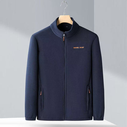 🧥🍂【Popularni proizvodi】🔥men jesensku i zimsku polarnu jaknu od runa, jaknu s visokim ovratnikom za mlade i sredovječne muškarce