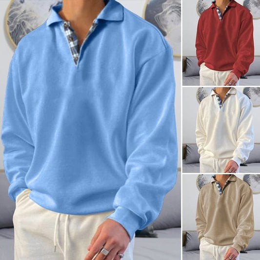 ✨👚【M-3XL】Najzgodnija polo majica za muškarce s dugim rukavima 3906362