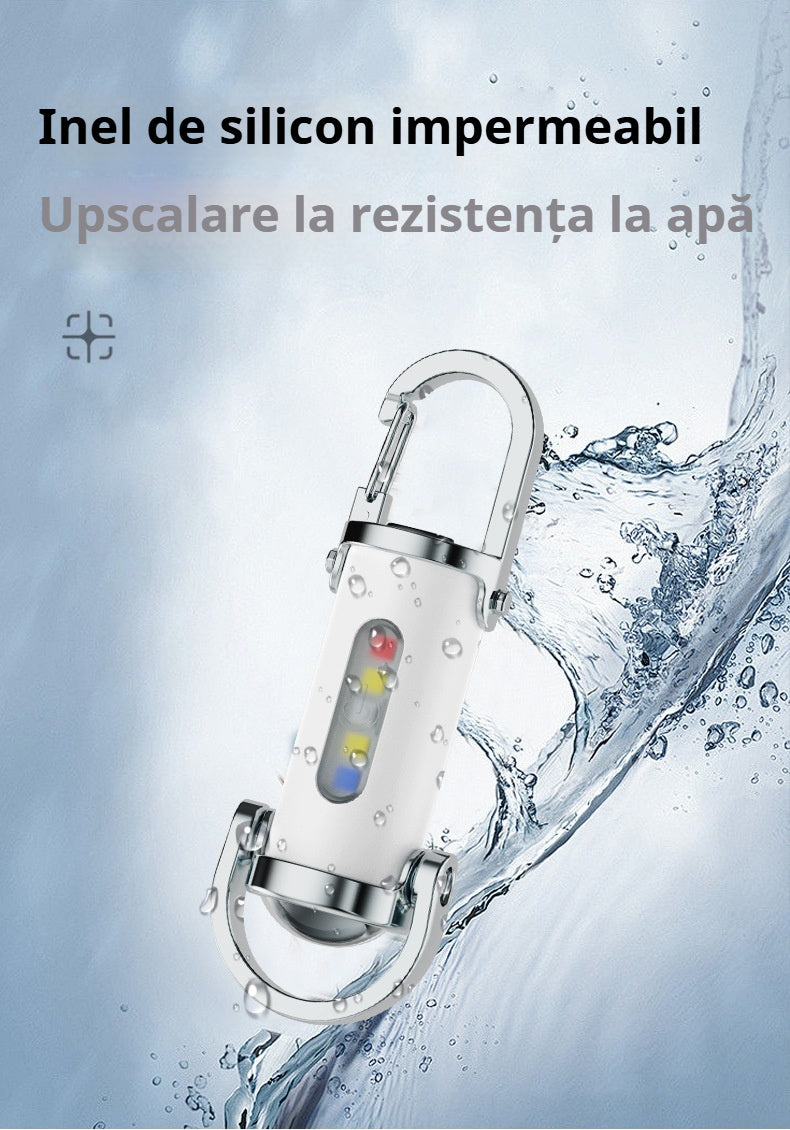【Kup 1, a 1 dostaniesz gratis】🔥Świetna wyprzedaż🔥Super jasna, wodoodporna mini latarka na klucze o mocy 1200 lumenów
