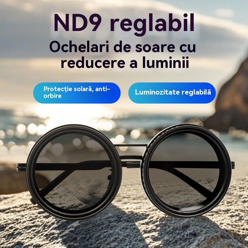 【🔥Cumpără 1, primești 1 gratuit】Ochelari de soare noi reglabili pe 9 niveluri, potriviți pentru utilizare în aer liber, pescuit, condus și cu protecție UV