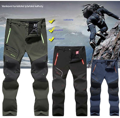 🏃‍♂️【S–5XL】2025 Nové pánské outdoorové podzimní a zimní kalhoty – teplé, fleecové, nepromokavé a větruodolné