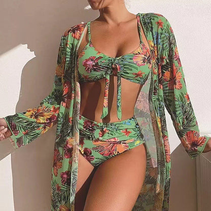 👙☀️【S-2XL】Novi trodijelni set kupaćih kostima 2025.-3923840