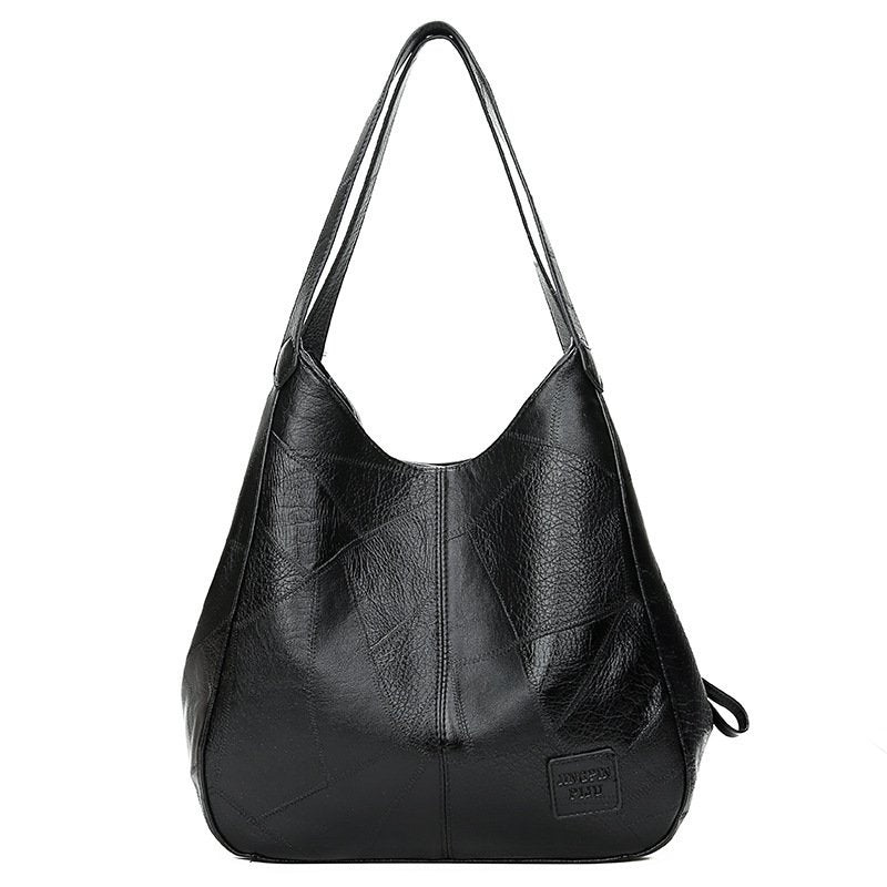 💖👜💖 Měkká kožená taška přes rameno, nový styl, velká kapacita 