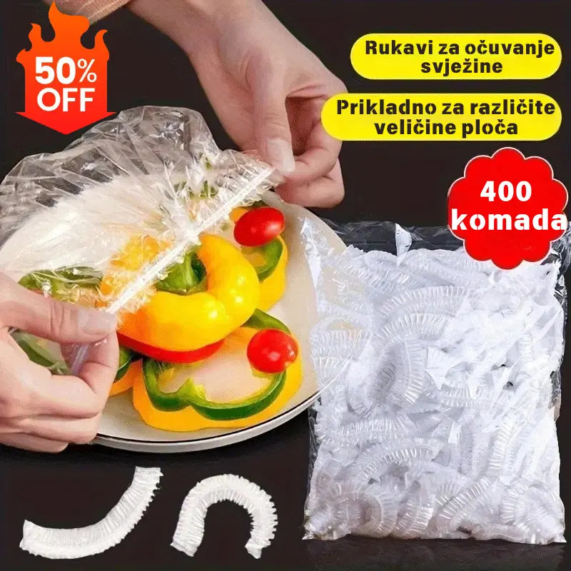 🔥【100 kom】Poklopac za jednokratnu upotrebu za zaštitu od smrzavanja prehrambene kvalitete