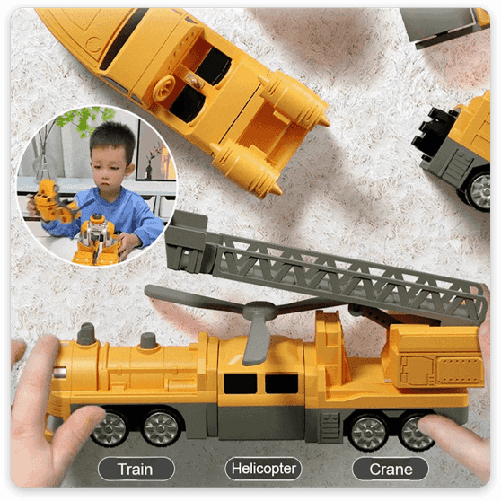 🎁👶【50% OFF】【16/26/35 ks】Magnetické stavební bloky, vzdělávací hračky Transformers