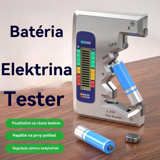 ⚡🔋Testery batérií vám uľahčia život