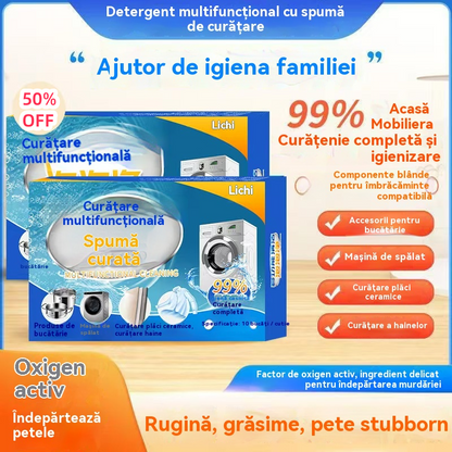 🎁【Kupte 2 a získejte 1 zdarma】【Letní slevy】Multifunkční šumivé čisticí tablety pro domácnost, účinné odstraňování skvrn