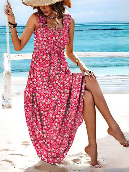 【S-3XL】🌈Nova ljetna haljina s printom za 2025. s naramenicama🌷💐👗