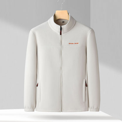 🧥🍂【Popularni proizvodi】🔥men jesensku i zimsku polarnu jaknu od runa, jaknu s visokim ovratnikom za mlade i sredovječne muškarce