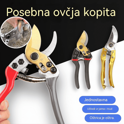 🥰Najniža cijena ograničeno vrijeme🐏✂️Škare za šišanje ovčjih, kravljih i konjskih kopita, višenamjenske vrtne škare