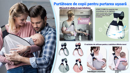 👨‍🍼【Kupite 1, dobijte 1 gratis】Prijenosna višenamjenska nosiljka za bebe, nosivosti 20 kg, prikladna za djecu od 0 do 3 godine