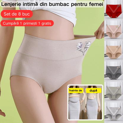 🔥Ultimele 2 zile reducere 40%🌟(8 buc)【40-85 kg】Chiloți antibacterieni din bumbac fără cusături🔥 3890393 