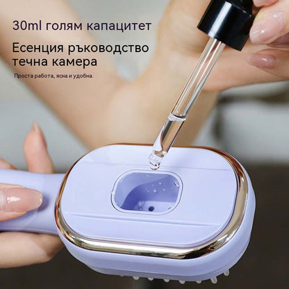 💆‍♀️Гребен за масаж на скалпа, многофункционален апликатор за етерични масла и устройство за растеж на косата