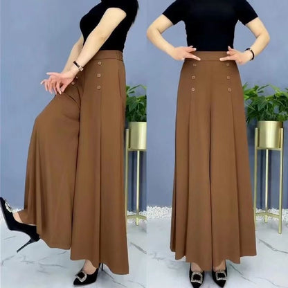 💖【M-5XL】Fustă elegantă pentru femei, cu talie înaltă și croi larg【Cumpără una, primești una gratis】 