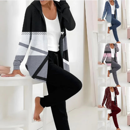 🔥【S-3XL】Γυναικείο φθινοπωρινό χειμερινό σετ δύο τεμαχίων με μακριά μανίκια και παντελόνι