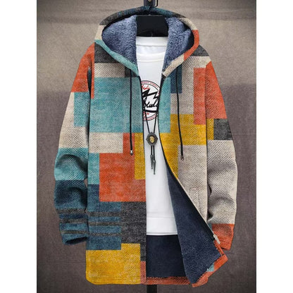 ✨🎉【S-4XL】Muška ležerna topla jesensko-zimska jakna od debele vune i baršuna za veće veličine