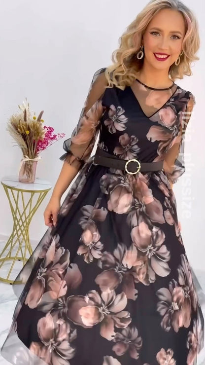 🌸💥【S-5XL】Nova elegantna haljina s printom