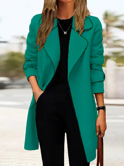 🔥🧥👩【40% popusta】【M-4XL】Nova kolekcija Jesen-Zima 2025 – Ženska dvostrana kašmirska jakna/kaput, elegantna, topla in stilska izbira za hladne dni