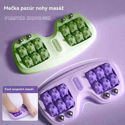 🎁【Kupte 1 a získejte 1 zdarma】🔥Nový produkt💜 Přenosný masážní přístroj na nohy s dvojitým válečkem – Rychlá úleva pro vaše unavené nohy! 💆‍♀️