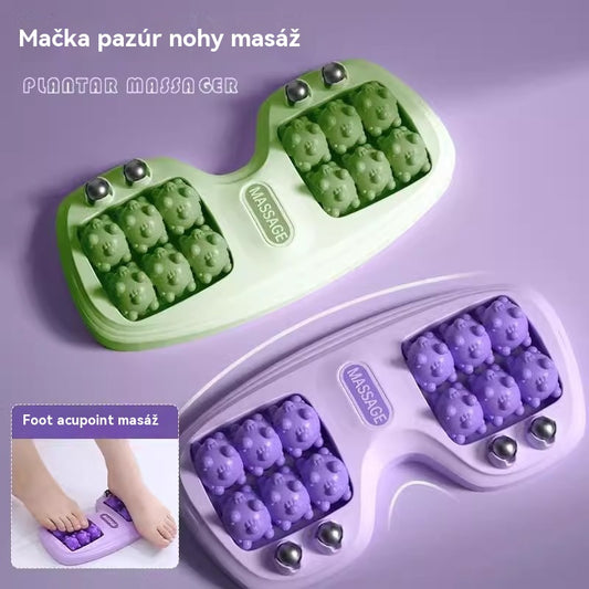🎁【Kupte 1 a získejte 1 zdarma】🔥Nový produkt💜 Přenosný masážní přístroj na nohy s dvojitým válečkem – Rychlá úleva pro vaše unavené nohy! 💆‍♀️