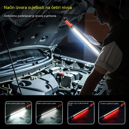 📢💡 Punjiva radna svjetiljka 4 u 1: Bez ruku, bilo gdje.