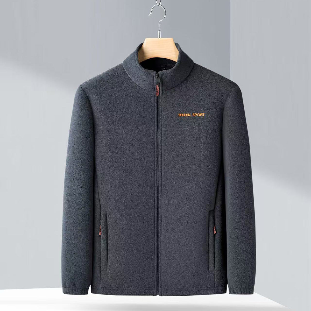 🧥🍂【Popularni proizvodi】🔥men jesensku i zimsku polarnu jaknu od runa, jaknu s visokim ovratnikom za mlade i sredovječne muškarce