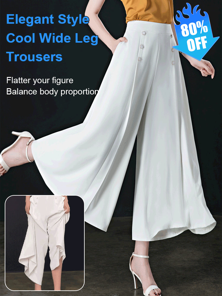 💖【M-5XL】Fustă elegantă pentru femei, cu talie înaltă și croi larg【Cumpără una, primești una gratis】 