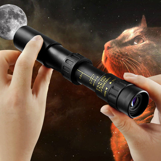 【Oryginalna zniżka fabryczna 45%】🔥10-300x zoom HD přenosný výkonný dalekohled na dlouhé vzdálenosti Profesionální monokulární dalekohled s nízkým nočním viděním pro lov